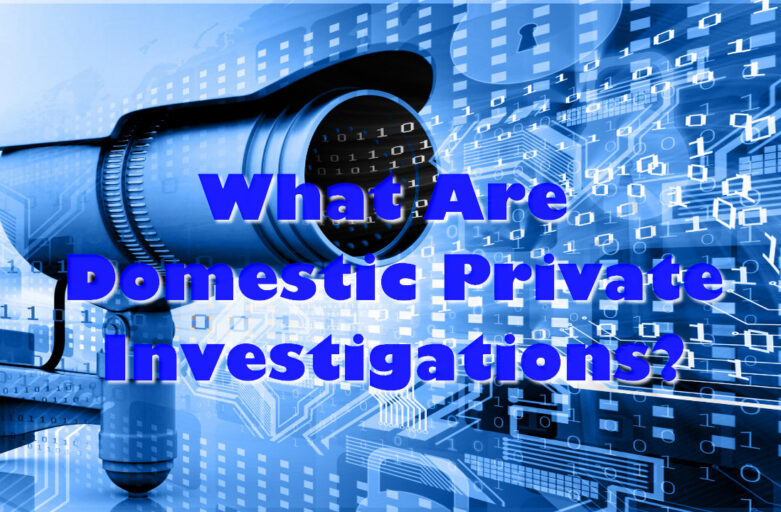 What Are Domestic Private Investigations?